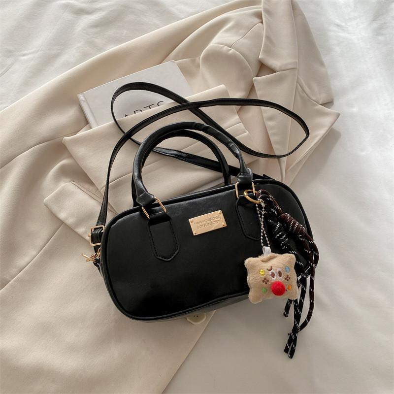 

Crossbody Vintage Small Square Bag Handbag With Pendant For Girl Daily Use