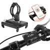G‑85 Aluminum Alloy Mobile Phone Stand Clip Navigation Holder for Motorcycle BicycleBlack