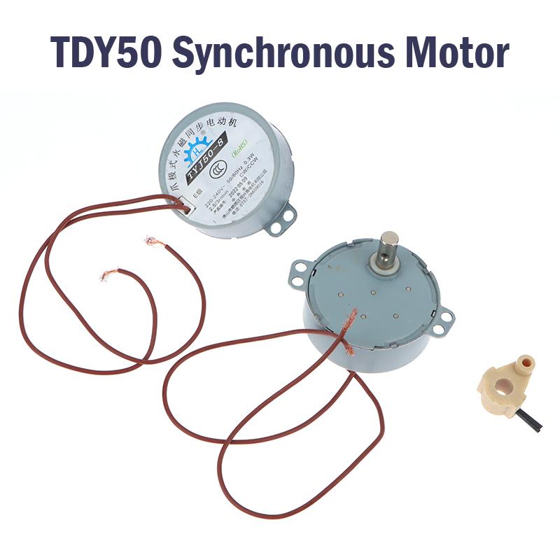 Synchronní motor Tdy50 s elektrickým ventilátorem, třepací hlavou s permanentním magnetem, 220 V