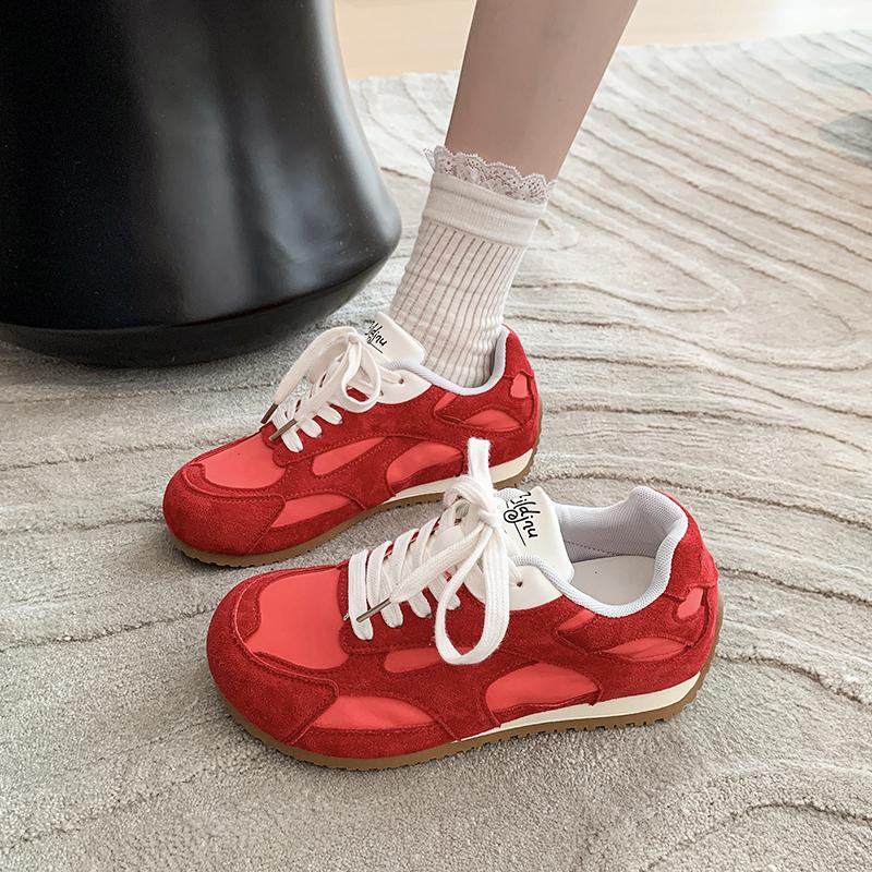 Fashion Casual Forrest Gump Women's Shoes Soft Bottom Not Tired Feet Casual Shoes Spring and Summer New Colorblocking Running Sneakers