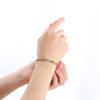 Waterproof Luxury Gold Color  Bangle Handmade Round Shape Cuff Bracelet  Female Lady Girl