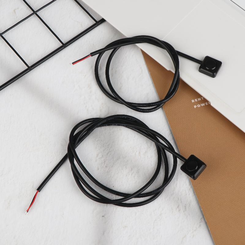 Auto Modifikation Klebeschalter, Mini Momentary Drucktaster, Klebe-DIY Auto Drucktaster, 12V Ein/Aus-Taster