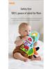 Baby Animal Shape Touch & Feel Cloth Book with Crinkle Paper, Tear-Resistant Pages, Mirror & 3D Tails