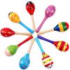 Large Montessori Baby Toy Wooden Colorful Musical Instrument Rattle Shaker Sand Hammer Bell Kids Children Early Learning Toys