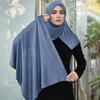 Premium Cotton Jersey Instant Hijab With Rhinestones Double Loop Muslim Headwrap Islamic Headscarf Scarf Islamic Headband Turban