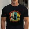 2026 T Shirt Colorful Motorcycle California Graphic Print T-shirt