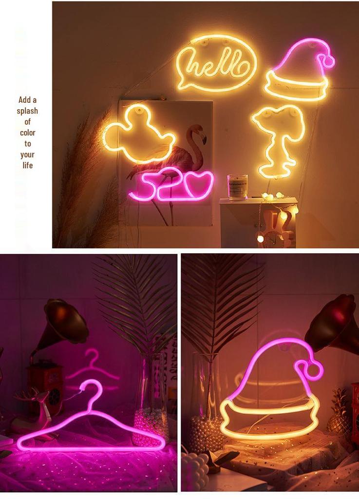 LED Neon Atmosphere Lights for E-sports Room & Broadcast Background Decor