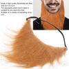Dzieci Dorosłe Sztuczna Broda Fałszywa Broda Halloween Boże Narodzenie Cosplay Dekoracja na Imprezę (brązowy)