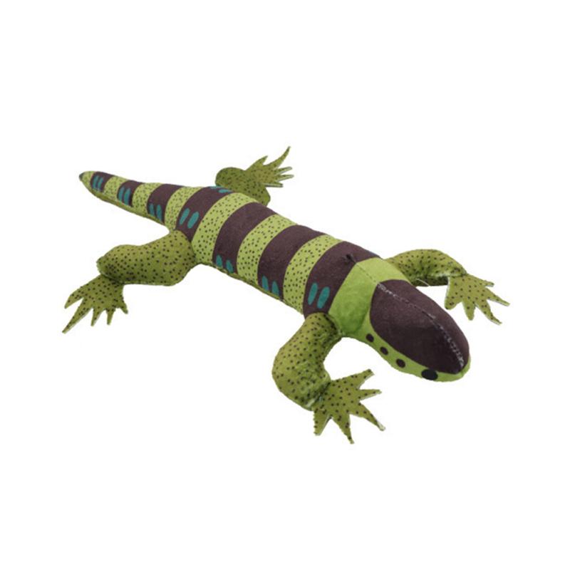 

Интерактивная игрушка для кошек, для кошек, живущих в помещении, плюшевые игрушки в виде ящерицы с кошачьей мятой и звуковой бумагой, мягкие