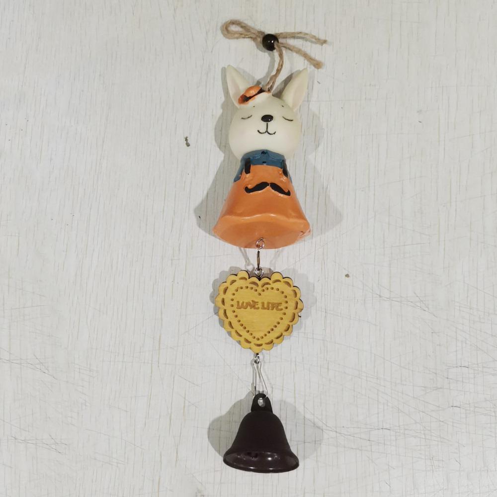 

Мультяшный кулон в виде кролика, смола, мультяшное украшение на дверь, модные кроличьи колокольчики, для девочек Boy