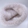 Women's Winter Warm Imitation Mink Knitted Hat Korean Version Versatile Big Head Circumference Showing Face Small Windproof Ear Protection Wool Hat