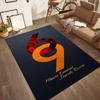 Galatasaray 130 Floor Rug Office Rug Perfect for Hallway Playrooms Kitchen Living Rooms Anti-slip Rug Office home decor Birthday/Christmas Gift