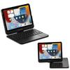 for iPad Mini 6 2021 iPad Mini 2024 Case with Bluetooth Keyboard RGB Backlight 360 Degree Rotatable Foldable Stand Cover