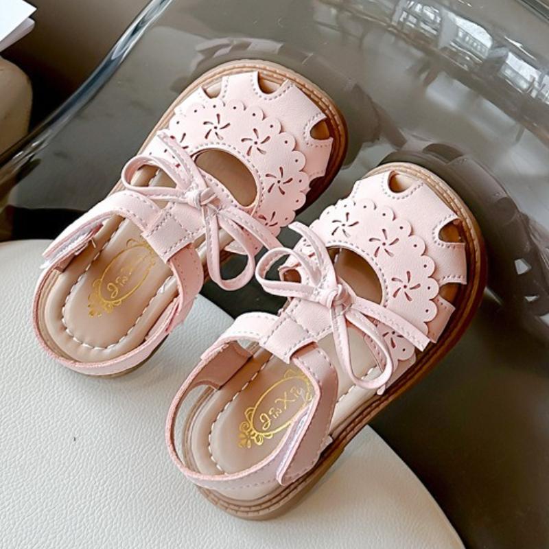 Fashion girls' sandals summer new girls' princess shoe anti slip girls' shoe versatile kids sandals soft soled children's shoes
