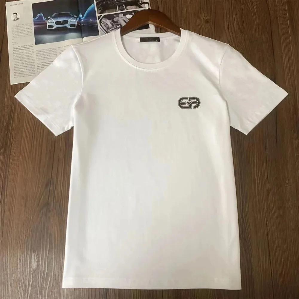 

Летняя мужская женская трендовая футболка 2024 Бренд Футболка с коротким рукавом Одежда Дизайнерская футболка Роскошные топы в стиле хип-хоп Y2k Уличная одежда XXXXXL белый