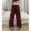 Y2K Women Streetwear Cargo Korean Harajuku Baggy Parachute Pants for Men Sweatpants Wide Leg Joggers Trousers Clothes