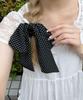 WEGO PHILLY Assorted Ribbon Hair Girly and Gift for Size Black Ties, Cute, Women, F,