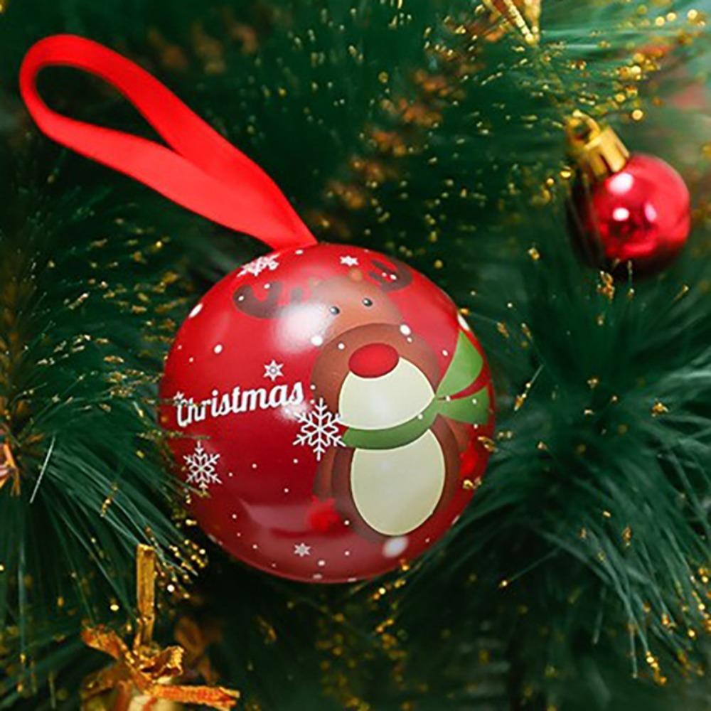 Plastik-Weihnachtsbaumkugeln Blech-Weihnachtsbaumschmuck Heimdekoration