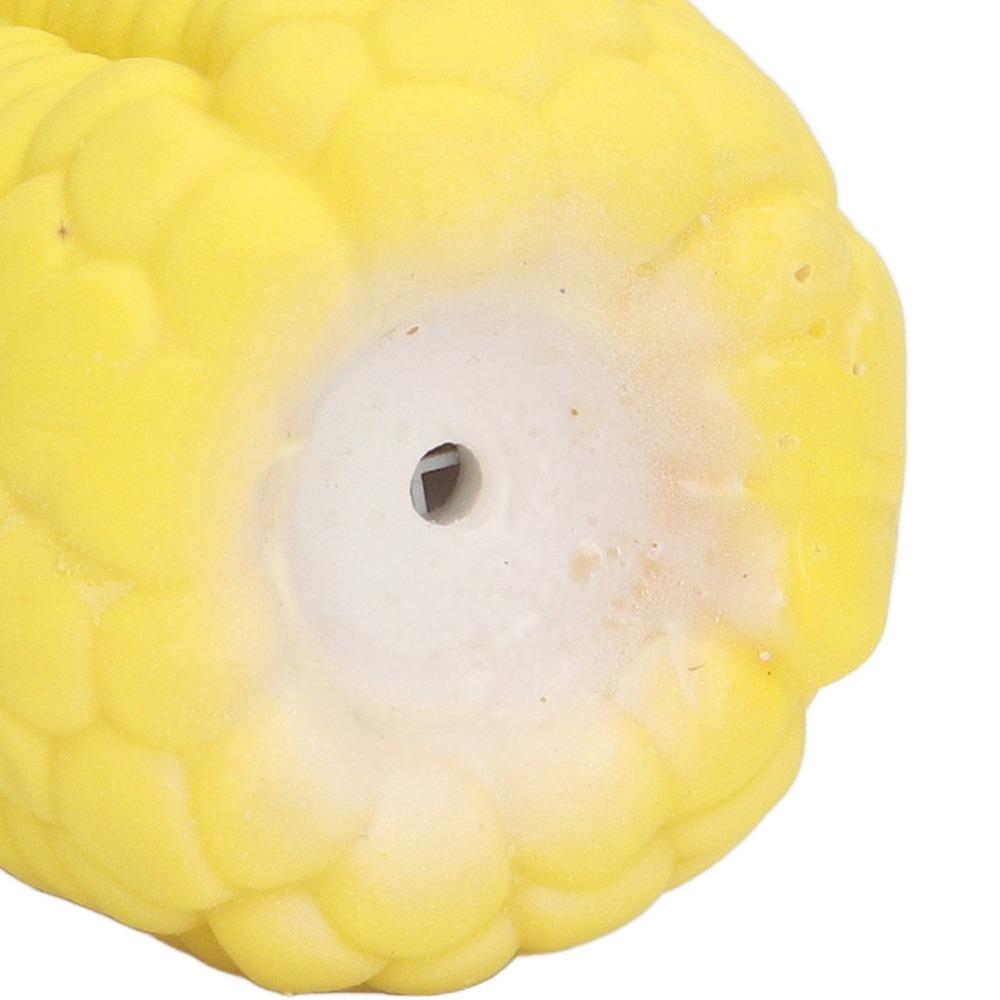 5Pcs Latex Squeaky Dog Toy Corn Shape Corn Shaped Dog Toy Puppy Teething Toy Pet Self Entertainment