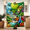 Plants vs. Zombies Print Blanket - Soft & Comfortable, for Bedroom, Travel, Sofa, Home Decoration - Birthday Christmas Gift for Friend