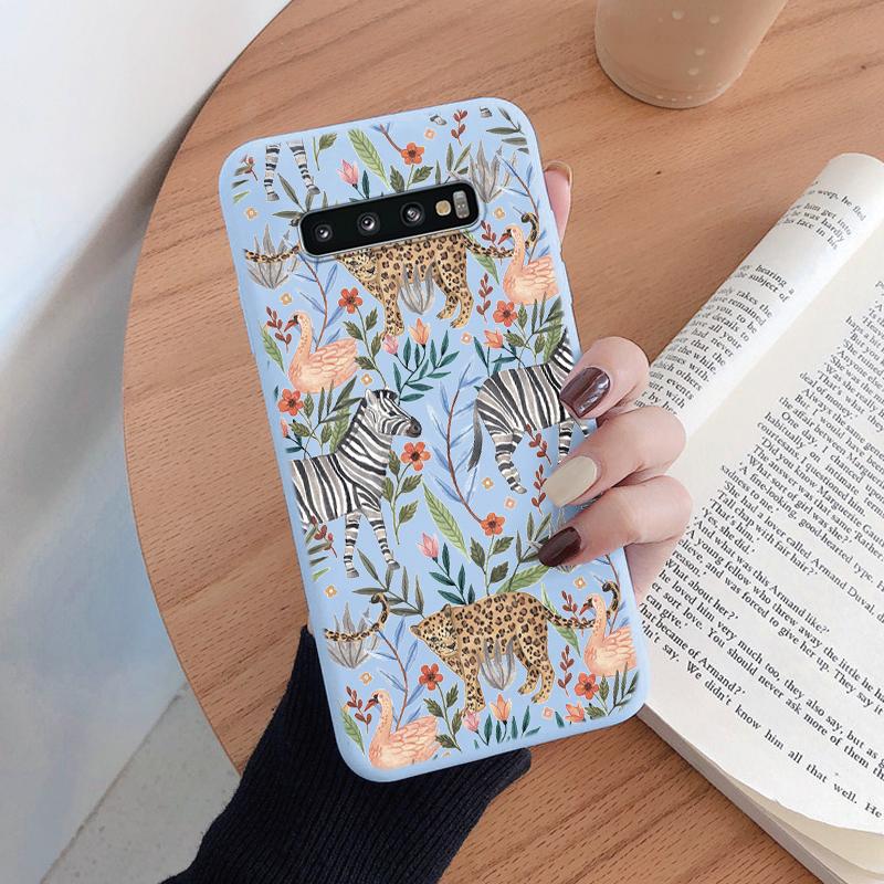 Case For Samsung Galaxy S10 S10E S 10 Plus Soft Silicone TPU Back Cover Case Protective Coque For Samsung S10+ Funda S 10E Capa