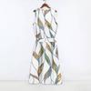Robe Boho Sans Manches Pour Femmes Décontractée Coupe Ample Robe d'Été Imprimée
