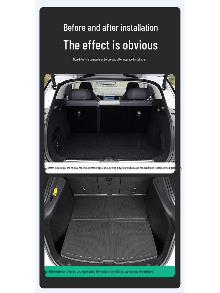 Trunk Mat & TPE Seat Back Cushion for 2023 HiPhi Y