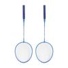 Children 2 Players Badminton Racket Set Aluminum Alloy Badminton Racquet Set for KidsBlue