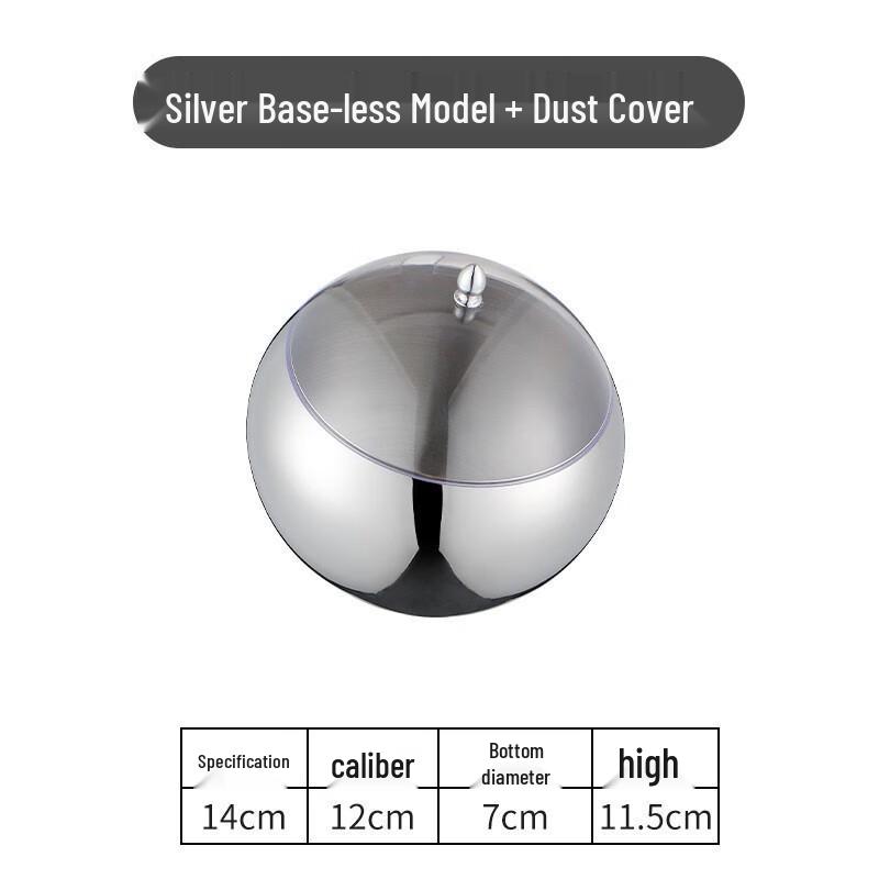 

Stainless Steel Slanted Dipping Bowl with Lid 14cm