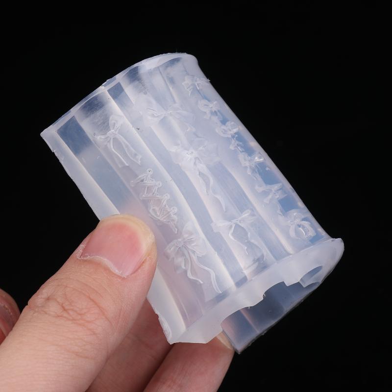 2/3ks Reliéfní lilie Květiny Nehtová Rytina Forma 3D Silikonové Hibiscus Květiny Lístky Modelovací Šablony Čirá Pryskyřice Epoxidové Nehtové Nástroje
