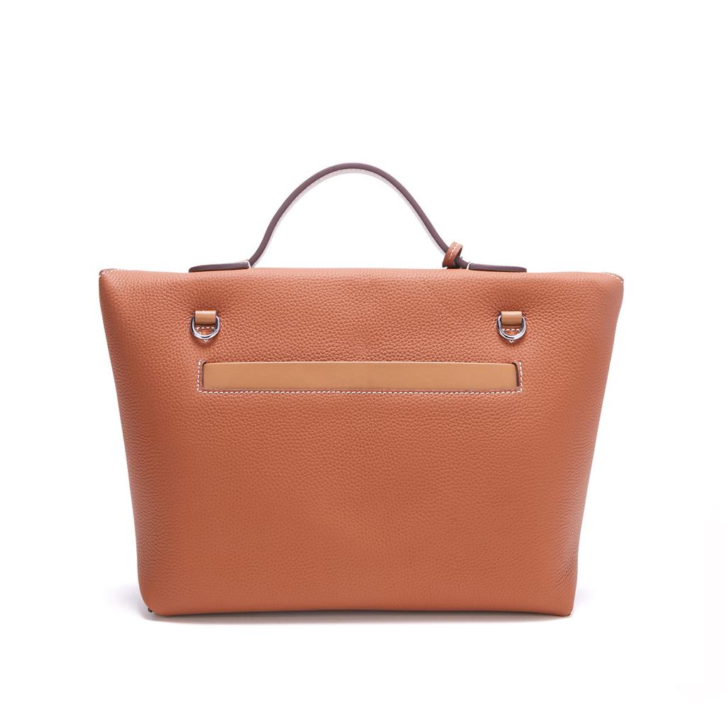 Nouveau sac en cuir de vachette première couche pour femme, cuir véritable, mode, polyvalent, 2424, sac aile, sac à bandoulière messager pour le travail
