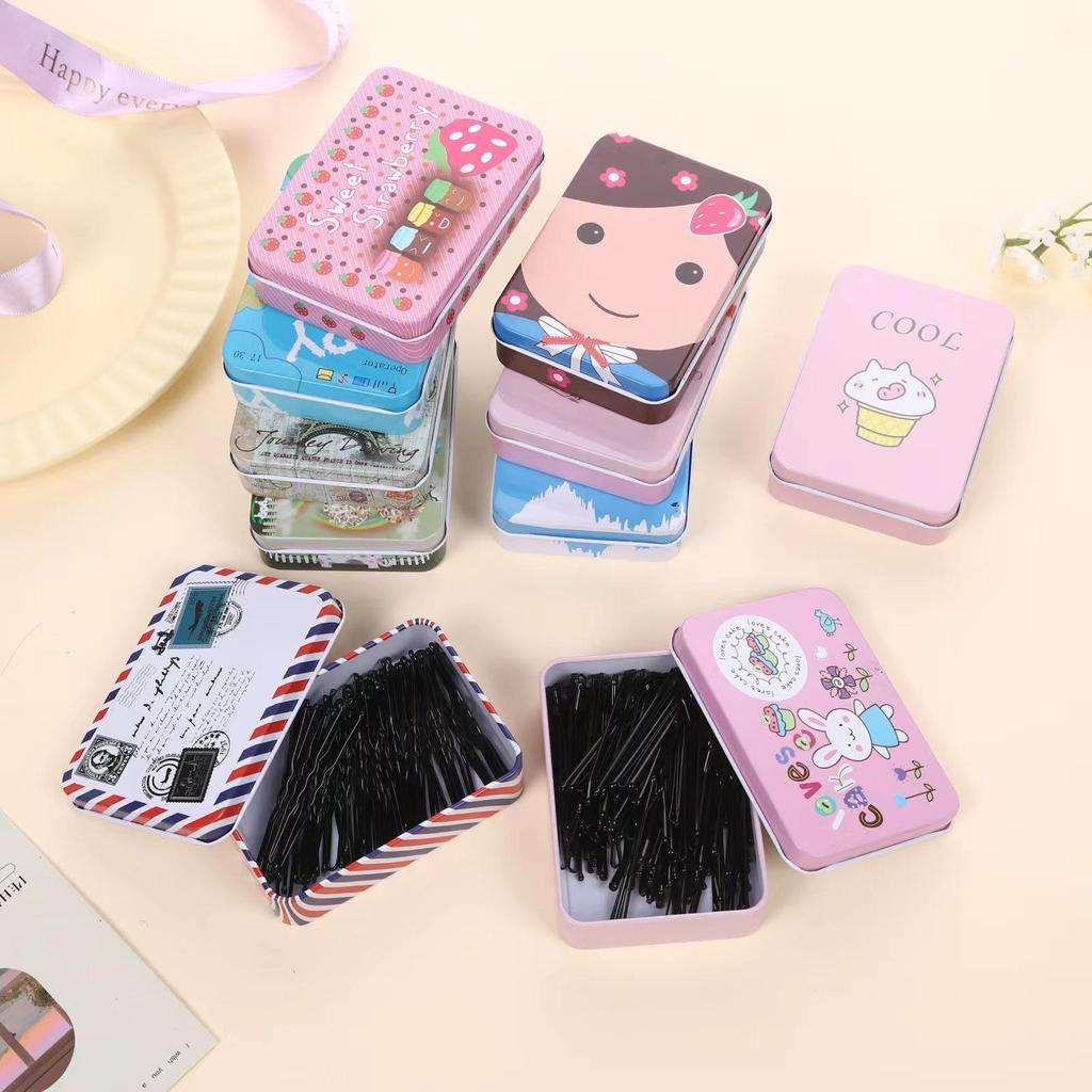 Schwarze U-förmige Haarnadeln: Kleine Baby-Haarspangen für Maskenbildner und Haaraccessoires