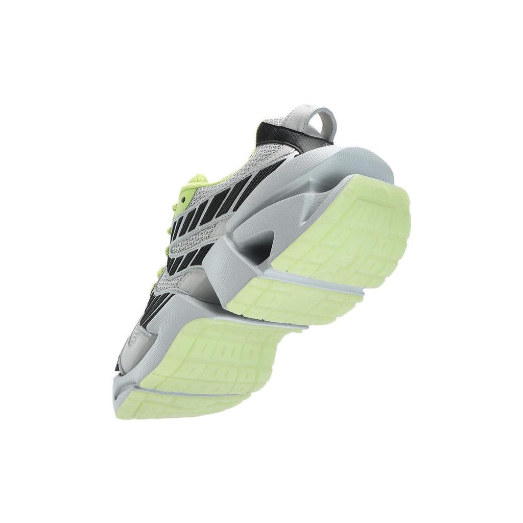 FILA Space Fabric Synthetic Leather TPU Comfortable Versatile Low-Top Casual Shoes Men sneaker Green Gray F12M314103FVA