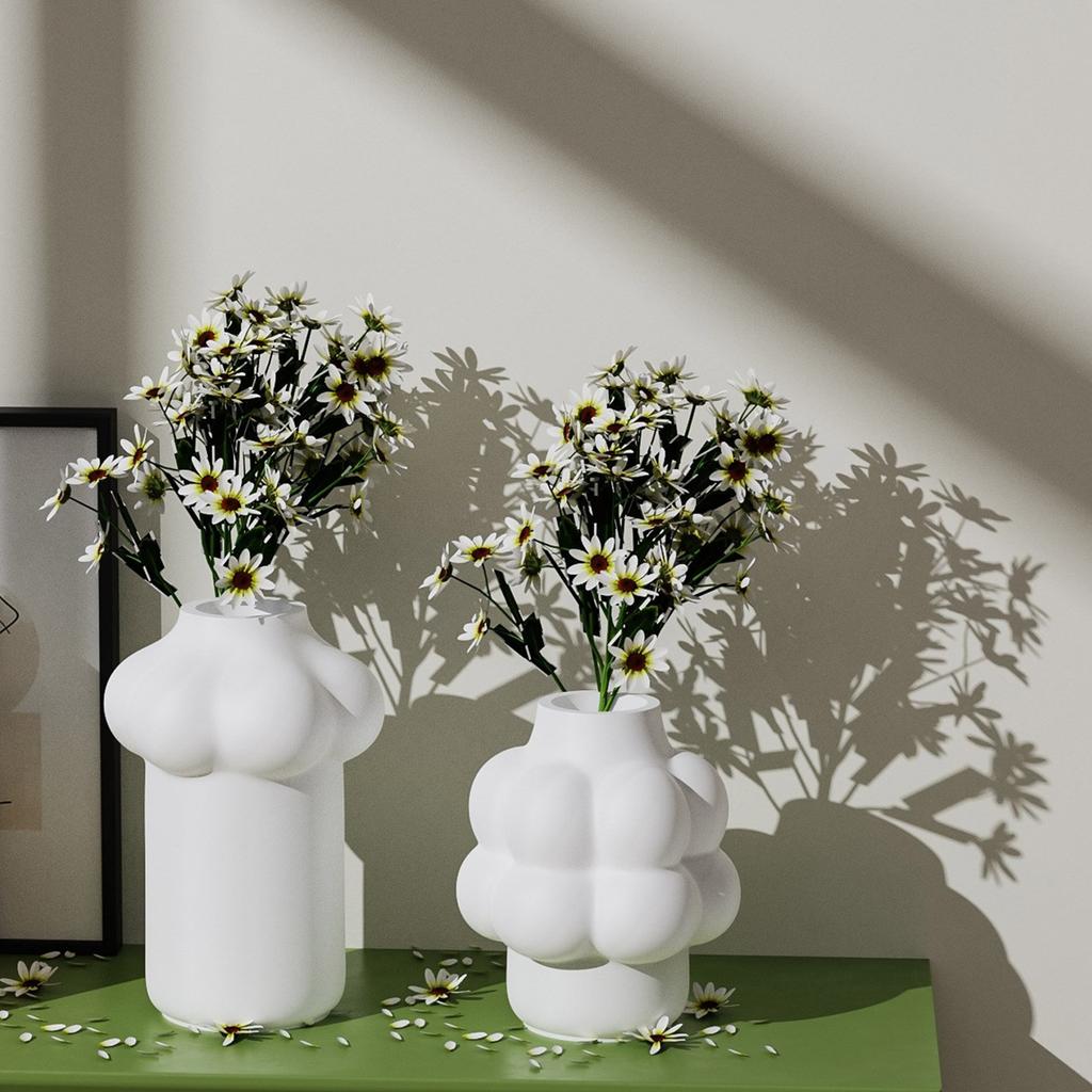 Mehrzweck Silikon Wolkenform für Blumenvase Nordisches Interieur Accessoire Epoxidform Tischdekoration Formwerkzeug