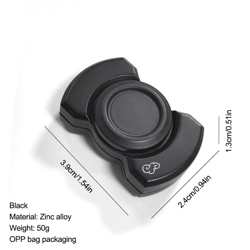 1PC Fun 3-In-1 Game Edc Fidget Toy Personalized Skeleton Ghost Fidget Spinner Alloy Fidget Slider Stress Release Toy Adhd Toys
