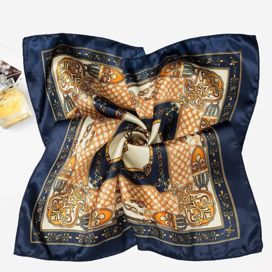 Women's Silk Scarf Business Dress Neck Protector Professional Mobile Telecom Banking Stewardess Small Square Scarf Women's Scarf Shawl Fashion
