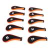 10 Pcs Golf Iron Head Cover Set with Zipper Golf Club Headcovers Fits Most Clubs Protective Golf