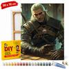 Picture for Painting by Numbers with Frame The Witcher Geralt of Rivia Gwent 50X70Cm