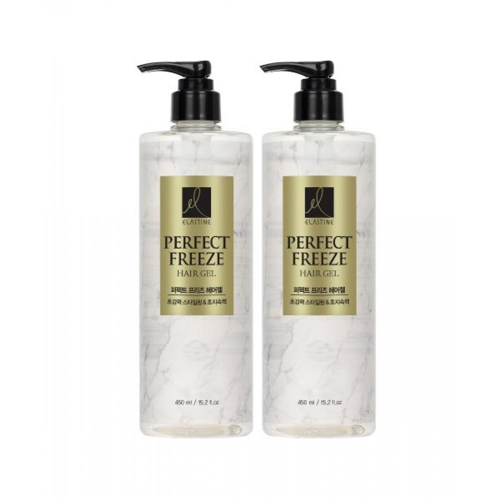 Elastine Perfect Freeze Hair Gel Dp 450ml X 2 FREE