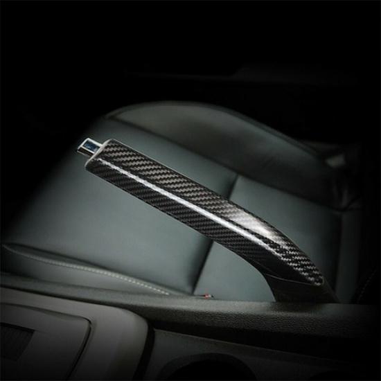 Real Carbon Fiber Car Handbrake Cover Case For Chevrolet Camaro 2010-2015 SU