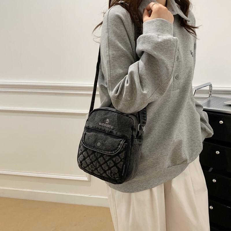 Denim Bag Women's Shoulder Bag Student Commuter Crossbody Bag