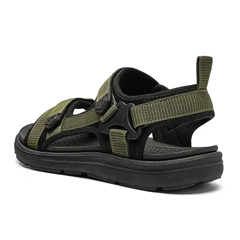 SYTK Sandale Herren 2024 Sommersandalen für Herren Freizeit-Strandsandalen Herren Sommer Schuhe Leichtgewichtige Outdoor-Freizeitschuhe