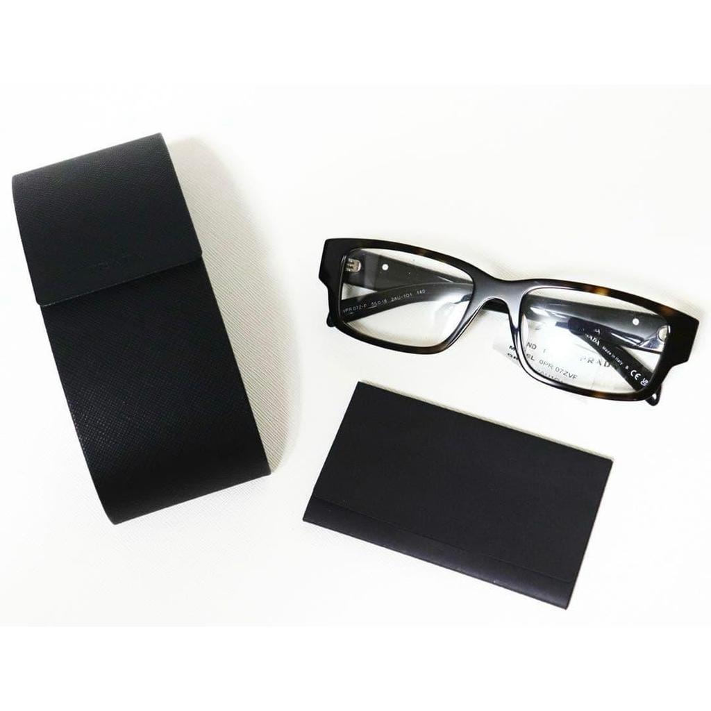 Used "Prada" Brand New with Box Made in Italy Full Rim Tortoiseshell Pattern Glasses Frame Unisex
