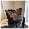 Large-capacity Bag Women's 2025 New Simple and Versatile Texture Shoulder Bag College Student Bag Tote Bag