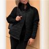 Fall Winter Women's Zip Up Stand Collar Cardigan Long Sleeve Cotton Coat, European American Fashion Outerwear for Women