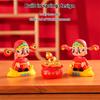 Mini God of Fortune Figurine Cartoon New Year Statue  Car Interior Decoration