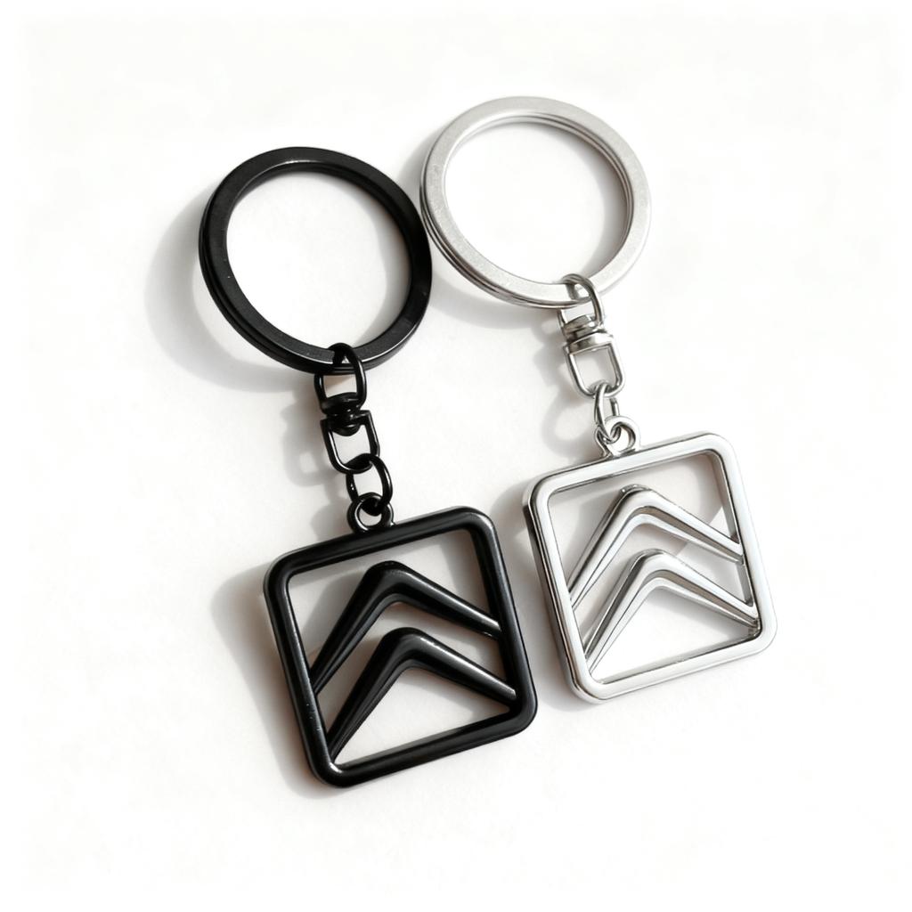 Fashion Leather Car Metal Keychain Horseshoe Buckle Waist Pendant Car Accessories For Citroen C1 C2 C3 C4 Picasso C-ELYSEE C6 C5