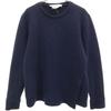 Made In Italy Wool Blend Long Sleeve Cut 46 Navy Men's Used