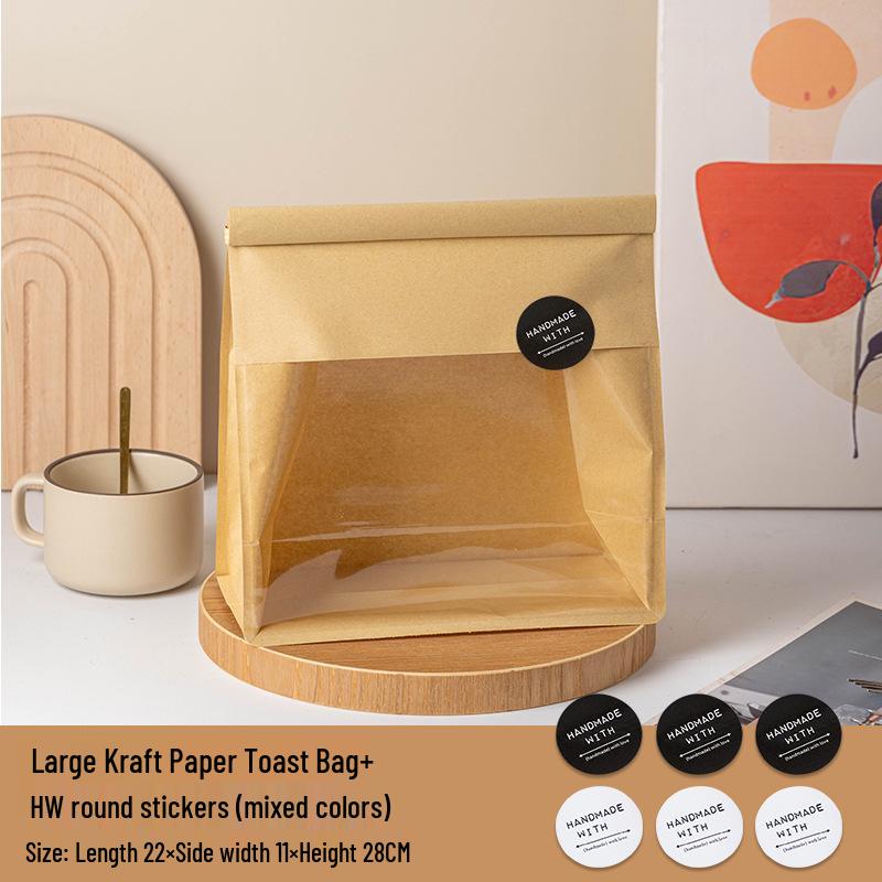 450g Self-Sealing Bread Bags for Sliced Toast & Croissants