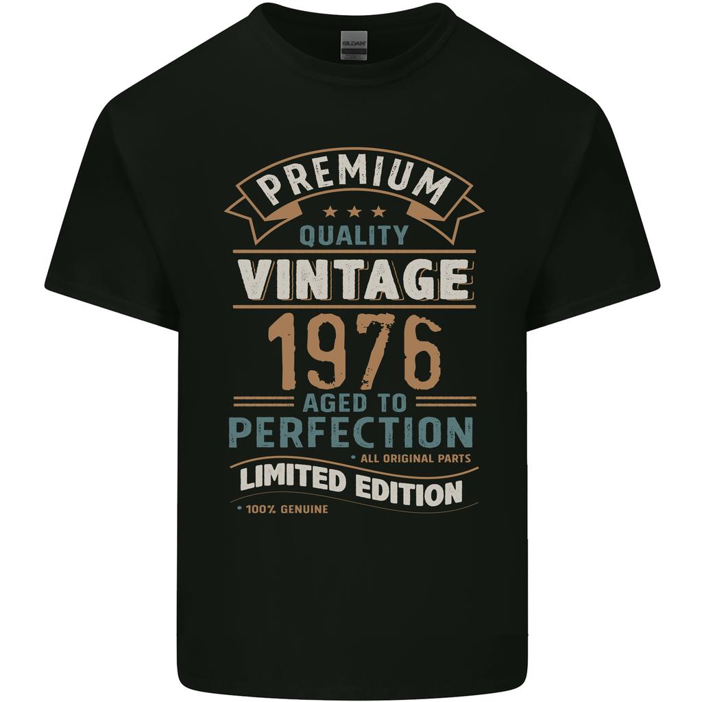Premium Vintage 50th Birthday 1976 Unisexs Light Cotton TShirt